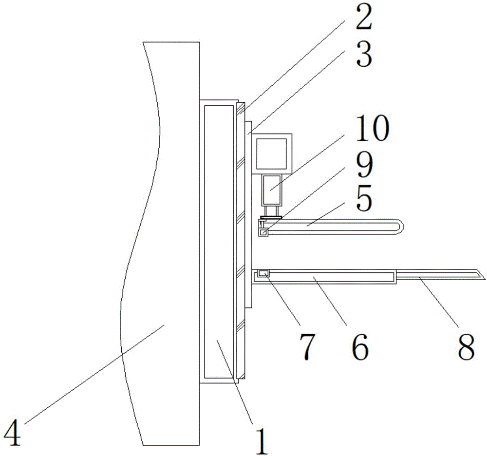 一种数控转塔冲床用的夹钳调整机构的制作方法