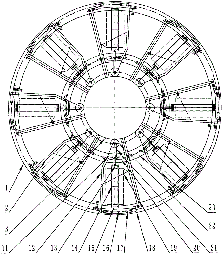一种圆织机的双船体梭子及运行轨道的制作方法