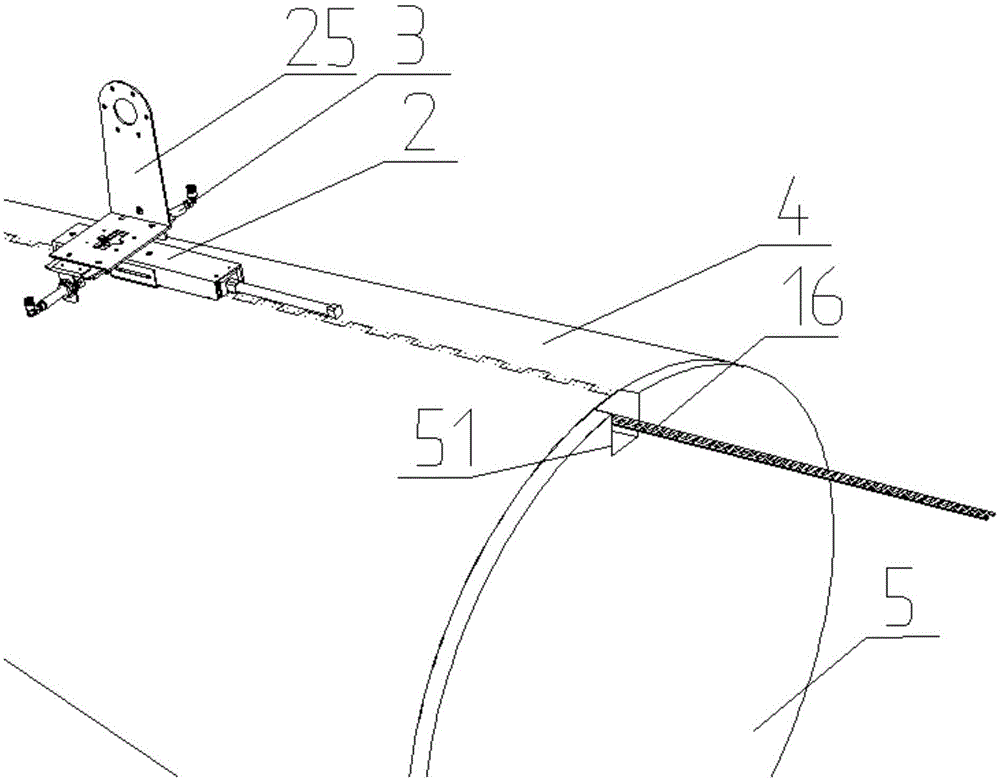 一种分离式倒装双线锁式线迹缝制装置的制作方法
