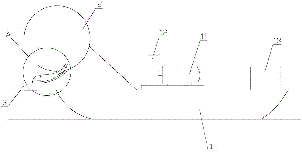 一种河道打桩机械的制作方法