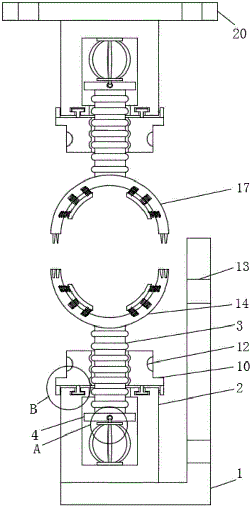 一种便于吊装的调节式中央空调管道安装支架的制作方法