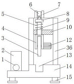 一种电梯导轨稳定夹紧切割装置的制作方法