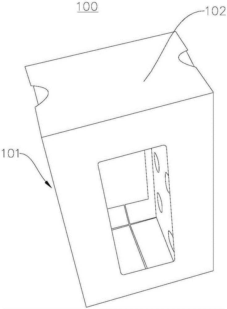 一种展览盒纸坯及展览盒的制作方法