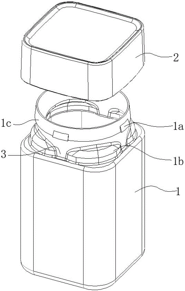 一种具有定位结构的拍盖罐的制作方法