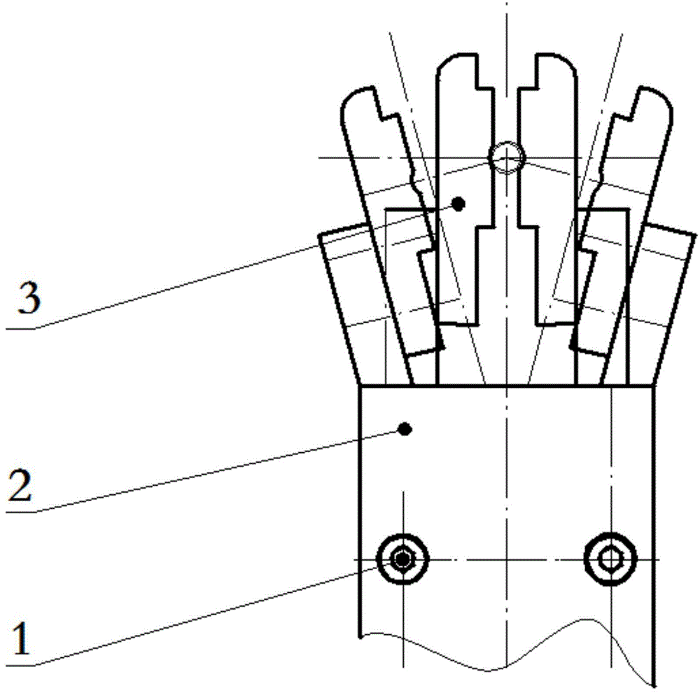 一种消除产品切割断裂处粘连的机械手结构的制作方法