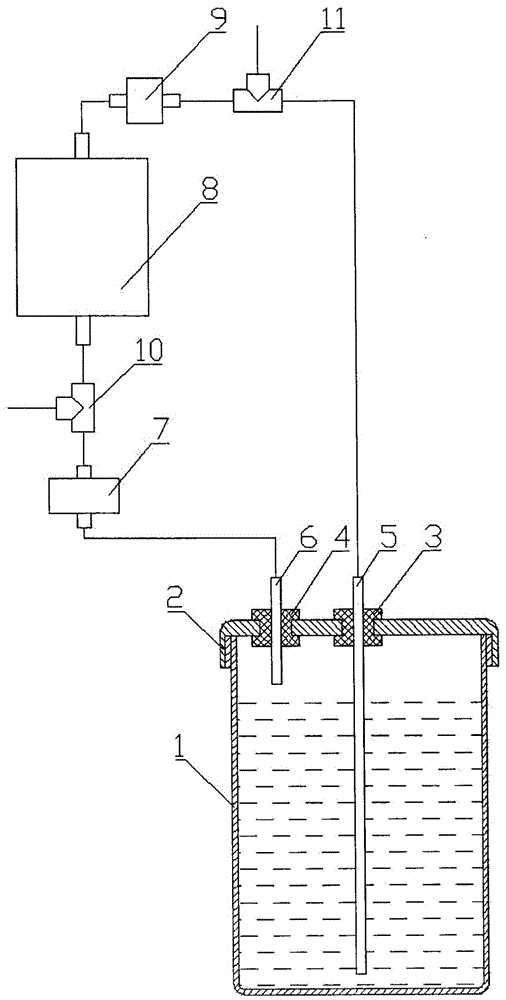 Po-218、Po-214总计数闭环式两段法测量水中镭浓度的装置及方法与流程