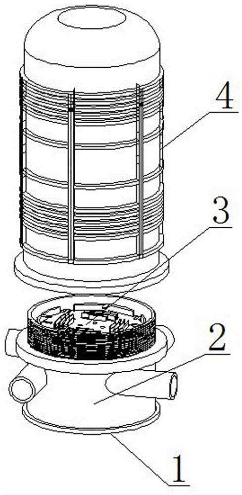 一种螺旋密封式用于相交光缆接续的帽式接头盒的制作方法