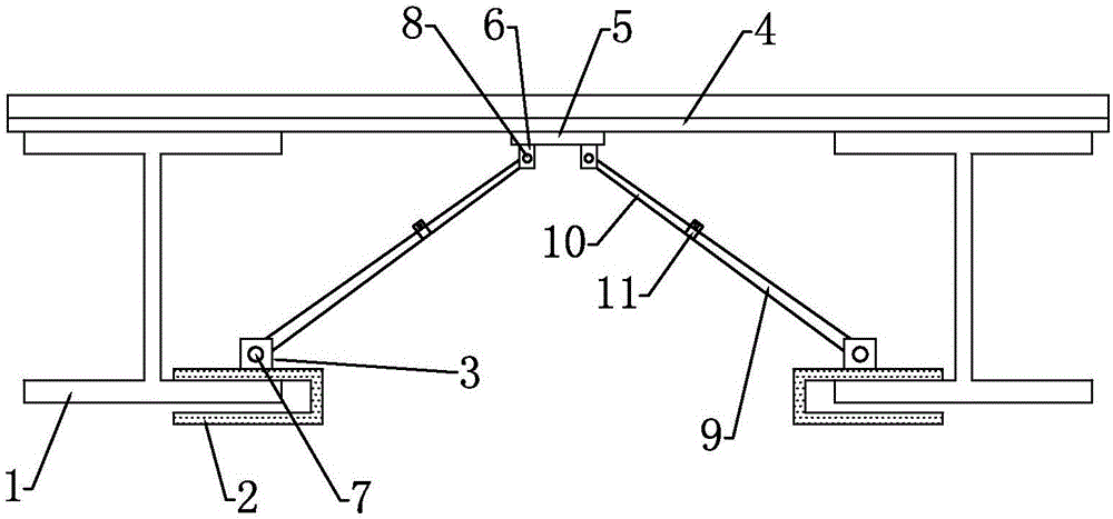 一种可调钢回顶支撑的制作方法