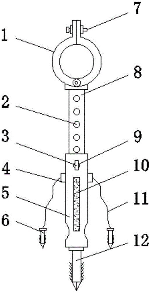 一种井下梯子用加装卡箍的制作方法