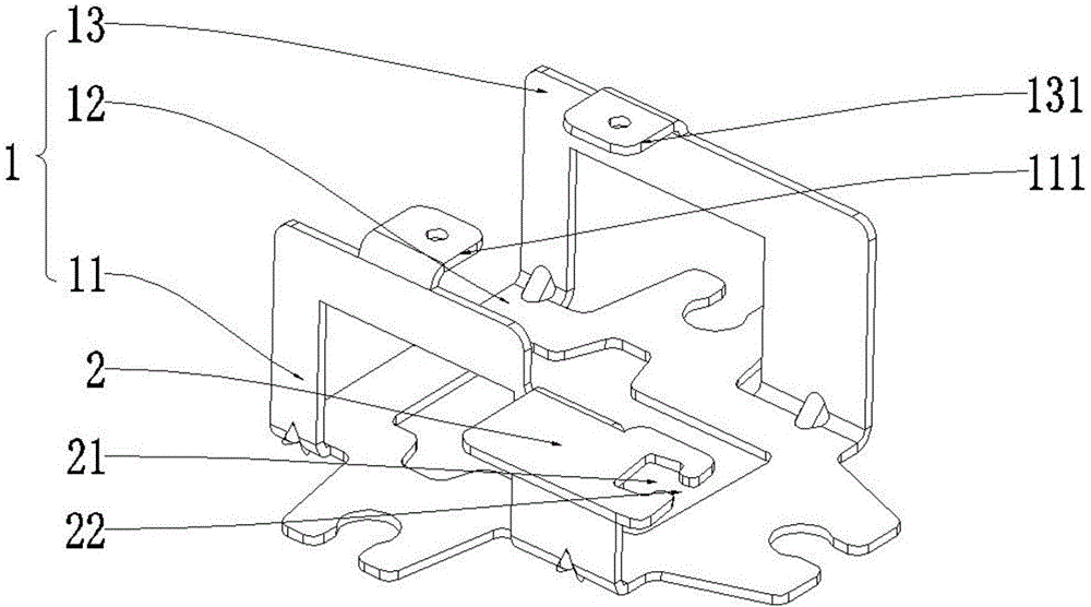 一种水泵支架过线结构及空调器的制作方法