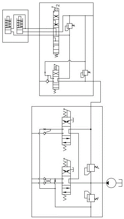 一种履带式收割机液压控制系统的制作方法