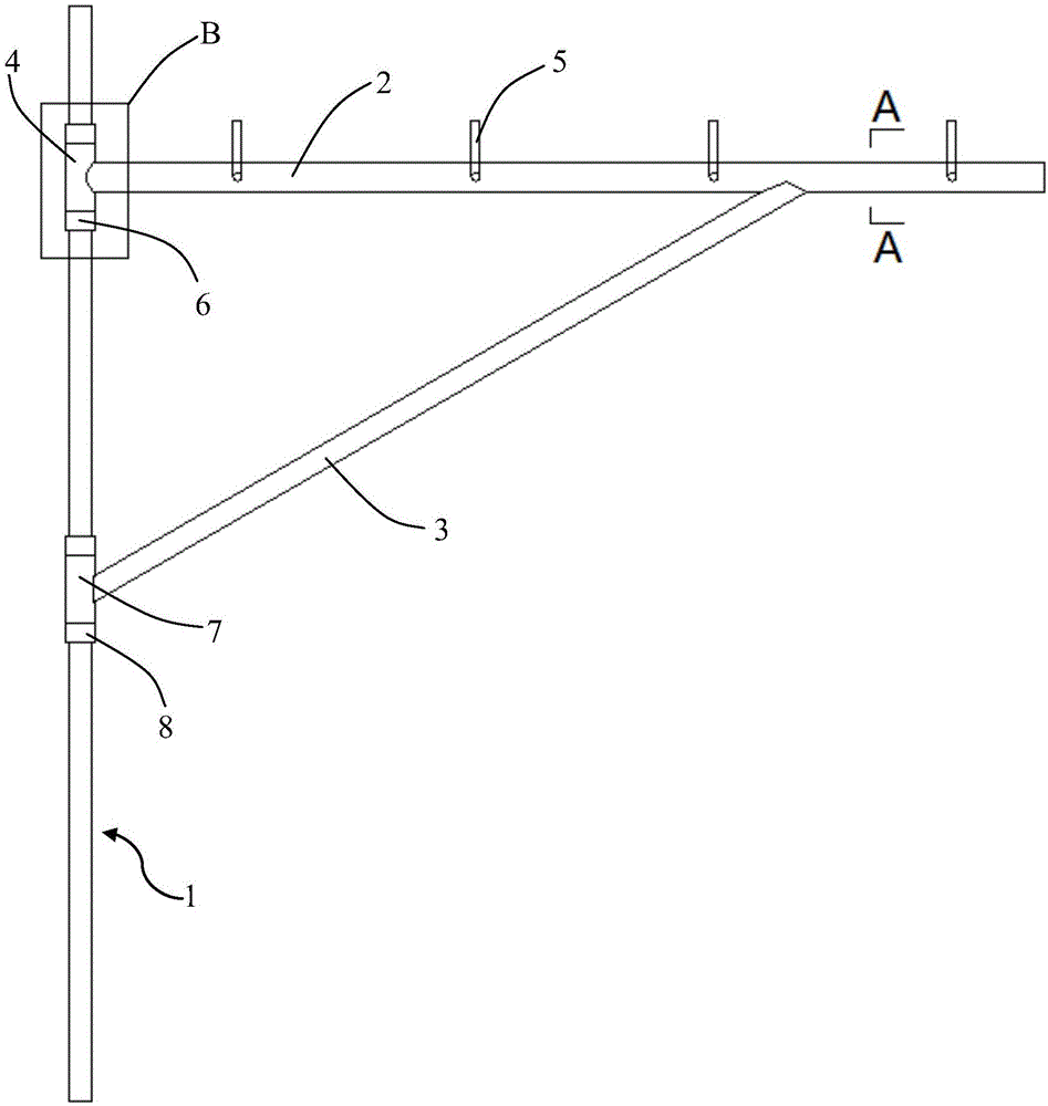 一种旋转管线支架的制作方法