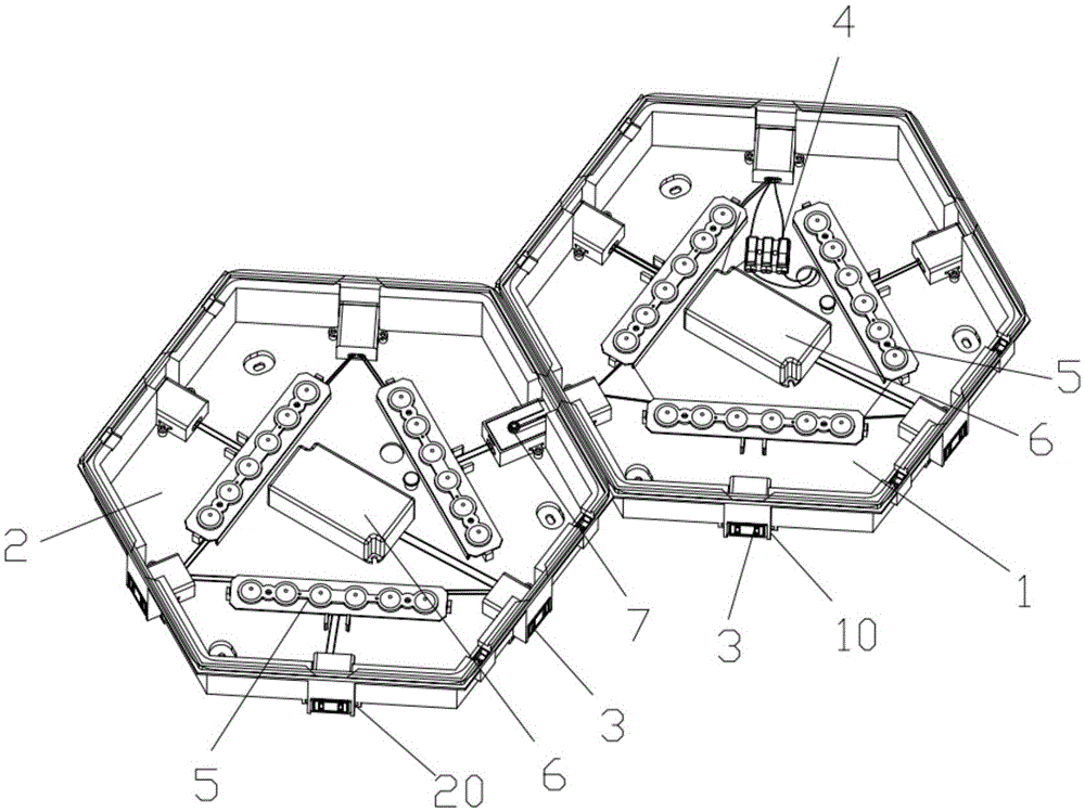 一种拼接组合灯具的制作方法