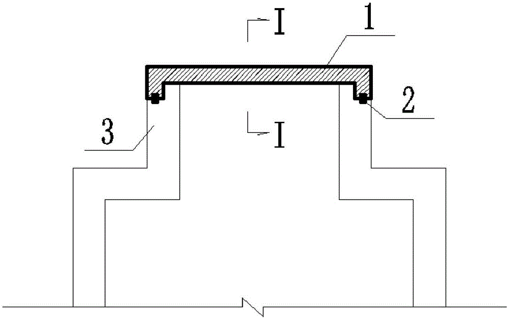 一种地下综合管廊吊装口防水盖板及吊装口结构的制作方法