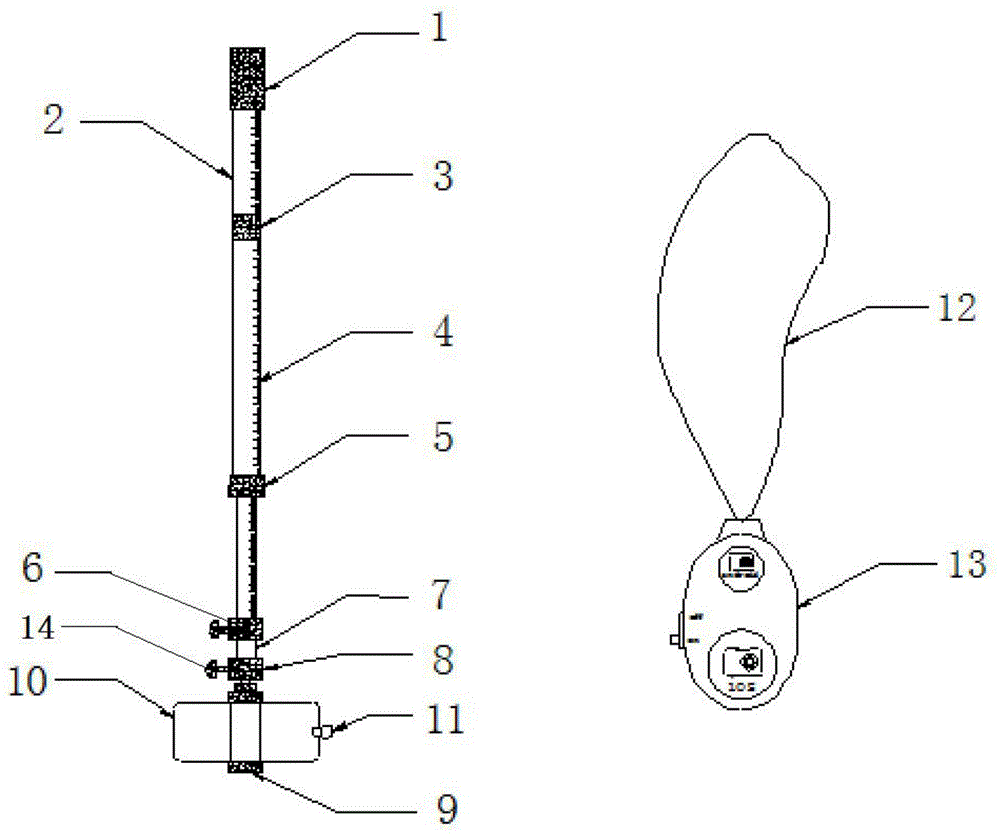 一种用于测量井室内管线的测量装置的制作方法