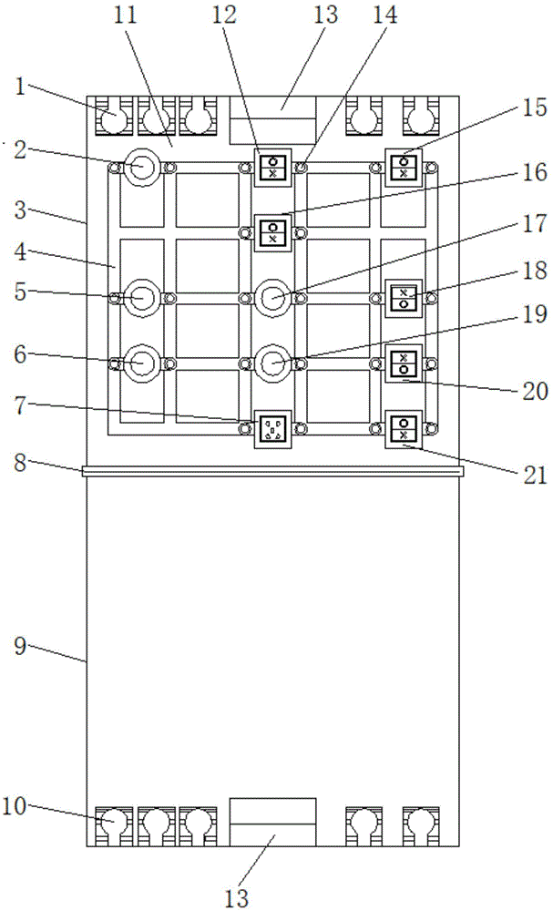 一种物理实验电路演示板的制作方法