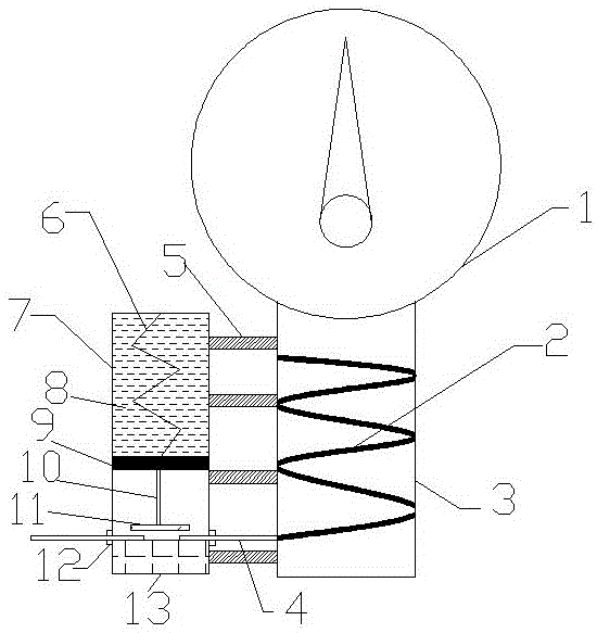 耐低温膜盒压力表的制作方法