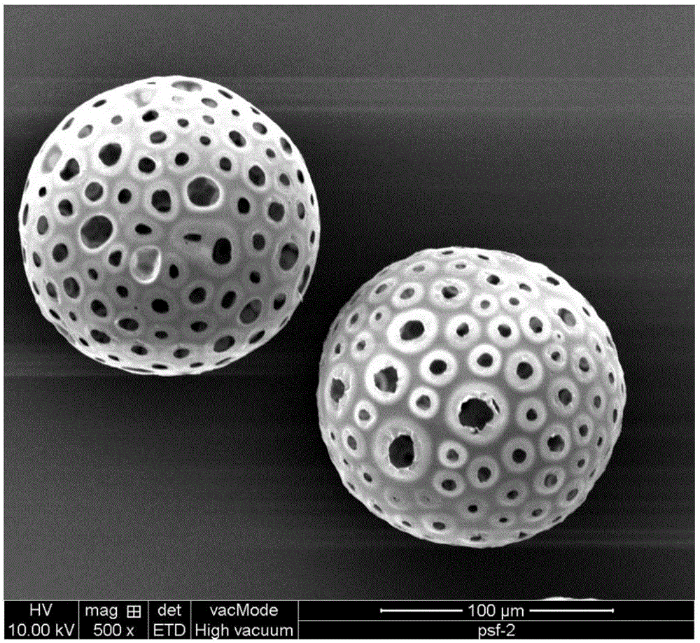 一种多孔中空微球及其制备方法和应用与流程