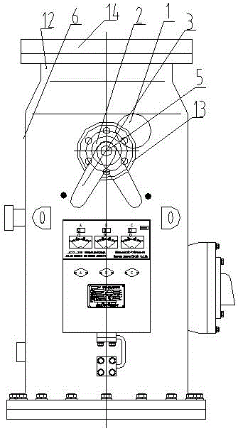 一种三相共箱带隔离断口罐式避雷器的制作方法