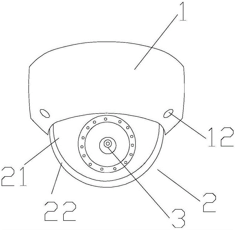 一种防爆半球型网络摄像机的制作方法