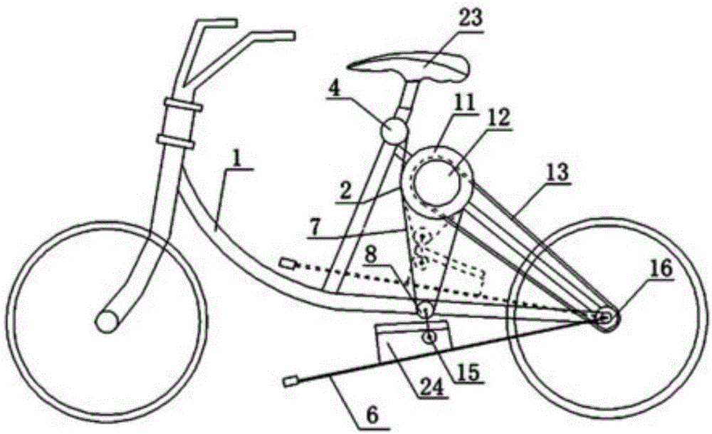 一种多功能摆臂智能自行车的制作方法