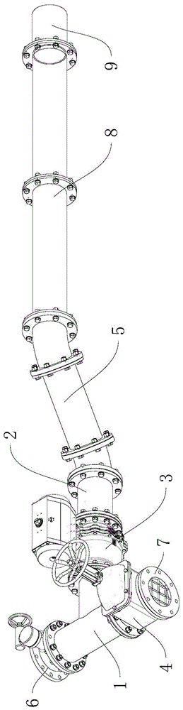 土压平衡盾构机螺旋输送机防喷涌装置的制作方法