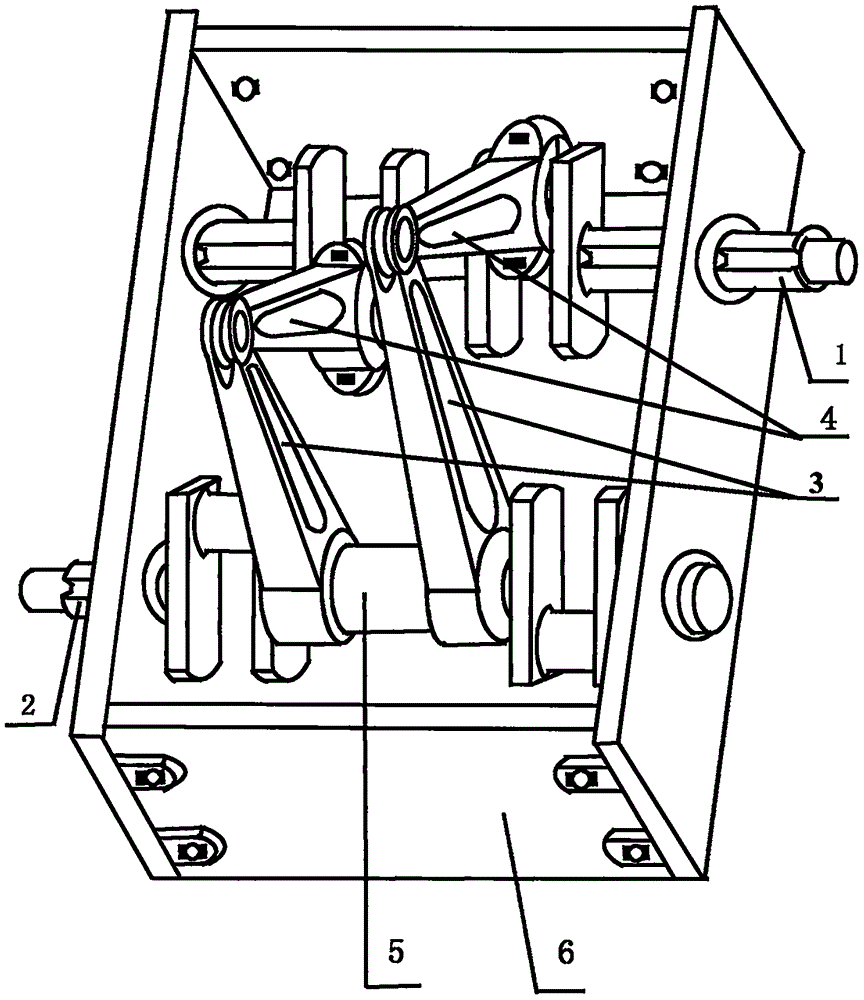 一种曲轴飞轮杠杆连杆结构的机械动力传输装置的制作方法