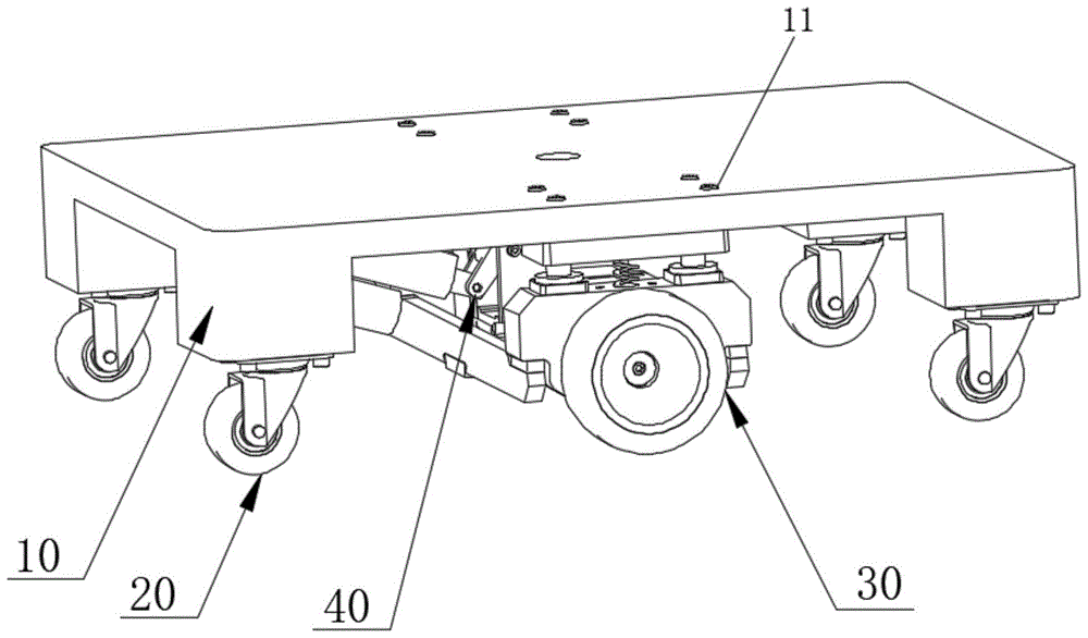 移动机器人驱动轮升降装置的制作方法
