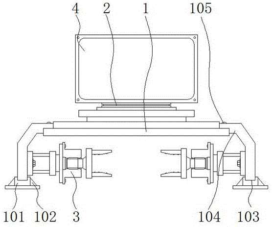 一种在线式带束层宽度测量装置的制作方法
