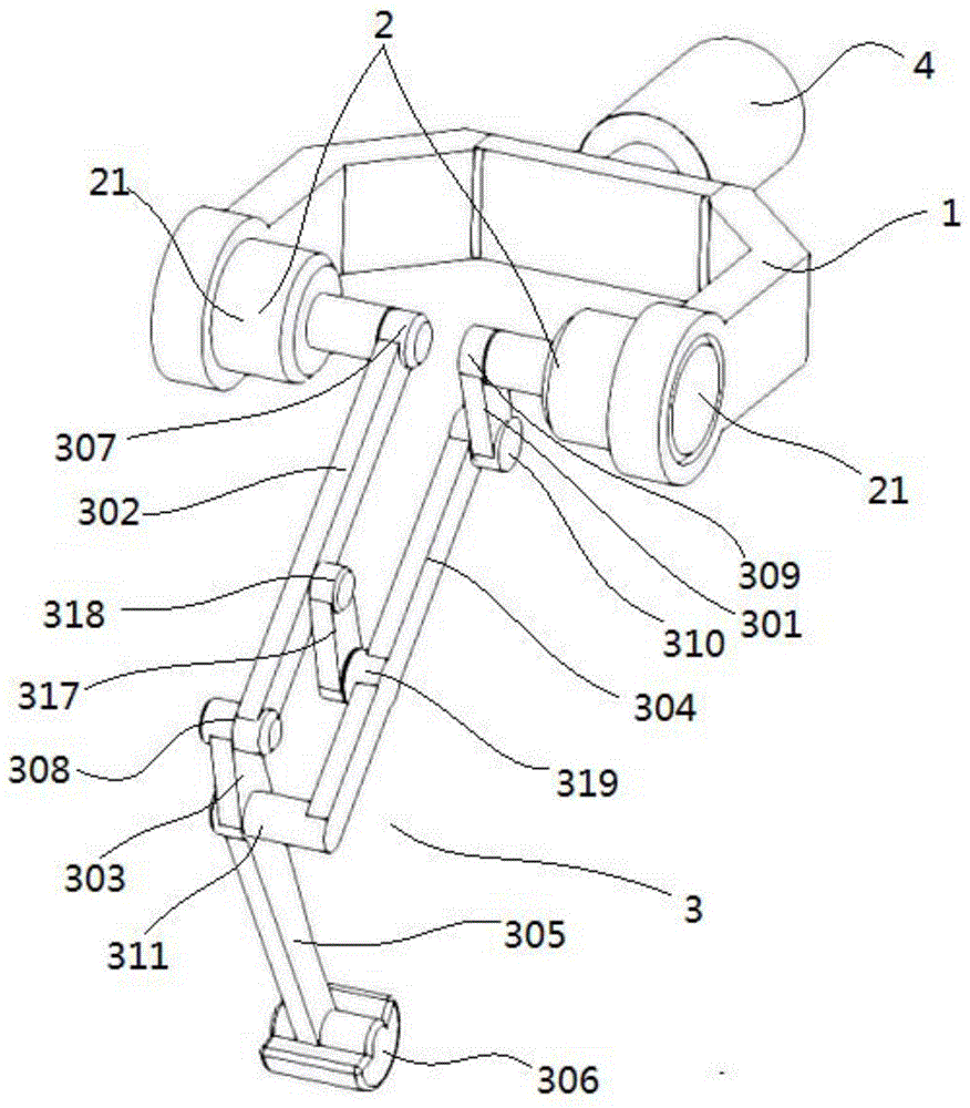 一种机器人腿部结构及机器人的制作方法