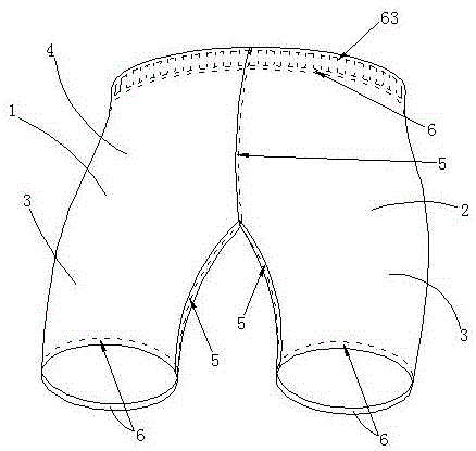 穿着舒适的全热熔运动裤的制作方法