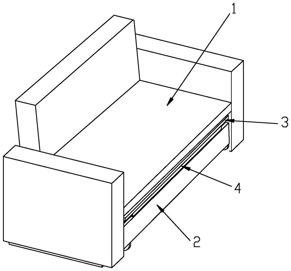 沙发床的制作方法