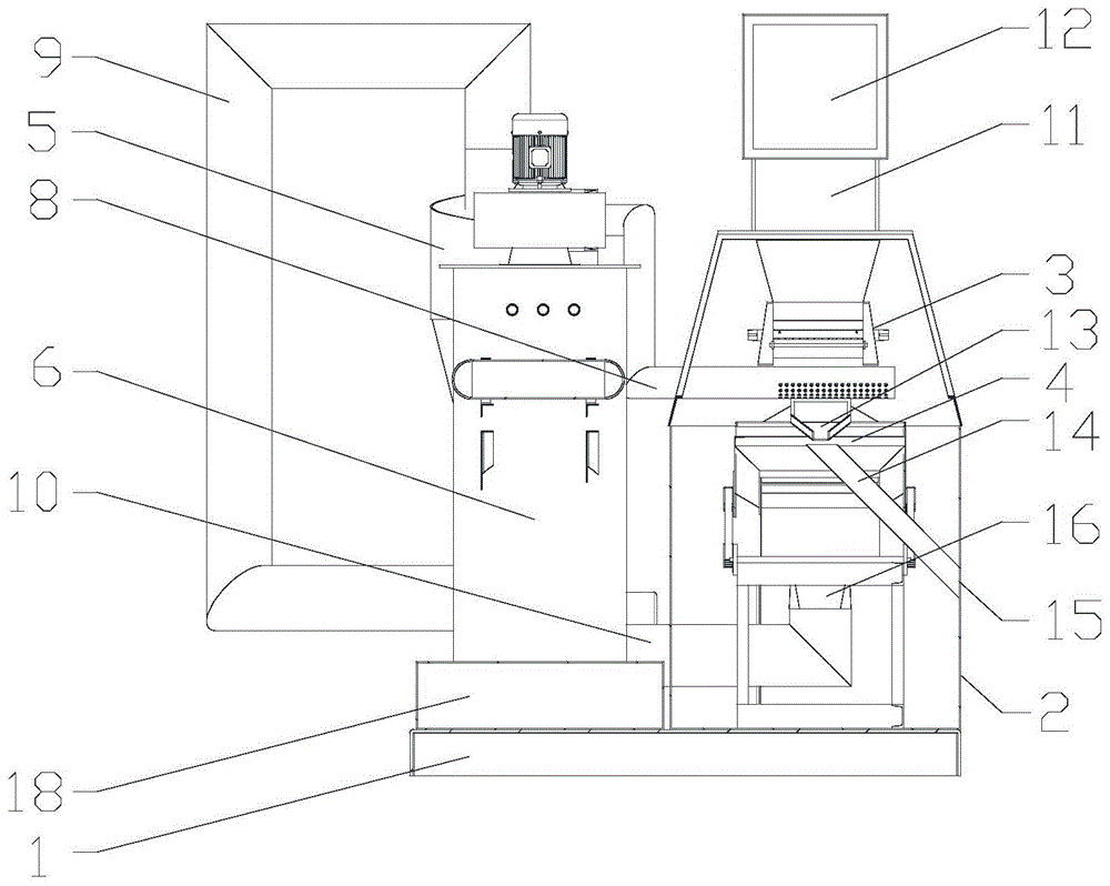 一种立式电线分选一体机的制作方法