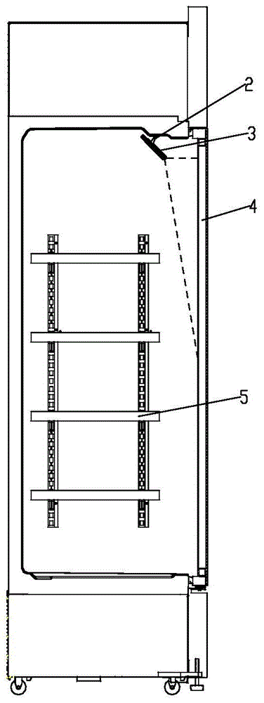 一种具有投影广告功能的冷藏展示柜的制作方法