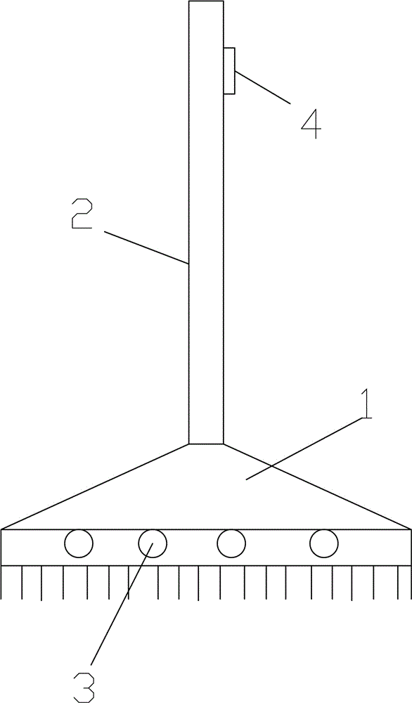 一种发光扫把的制作方法