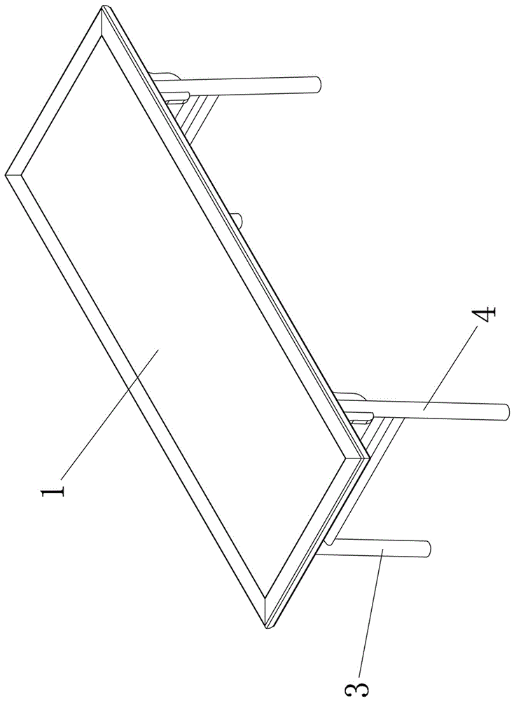 一种齐首案桌的制作方法