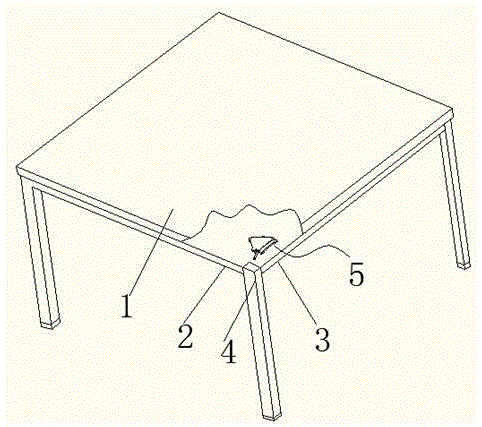 一种桌子的桌腿紧固装置的制作方法