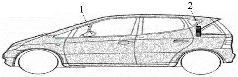 汽车盲区提示系统的制作方法