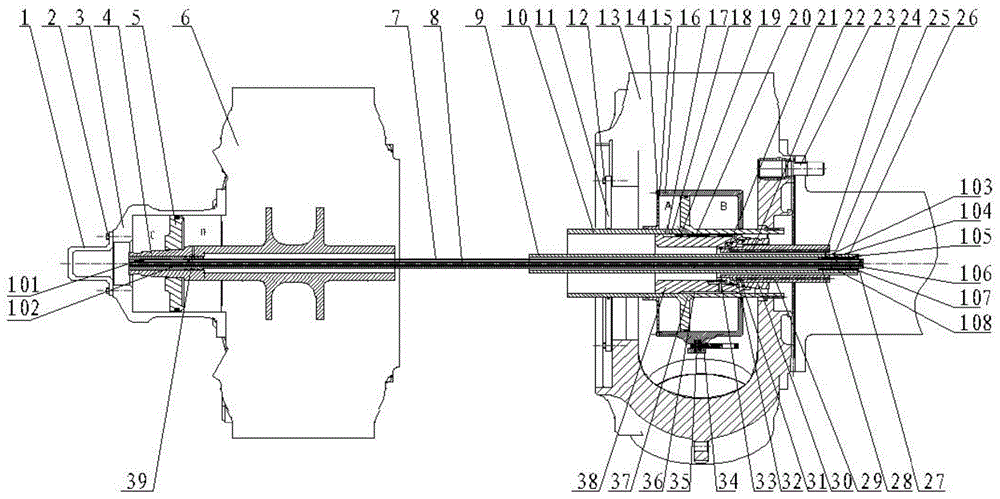 一种共轴对转螺旋桨的变距机构的制作方法