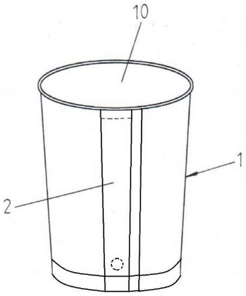 具有一体出水吸管道结构的纸杯体的制作方法