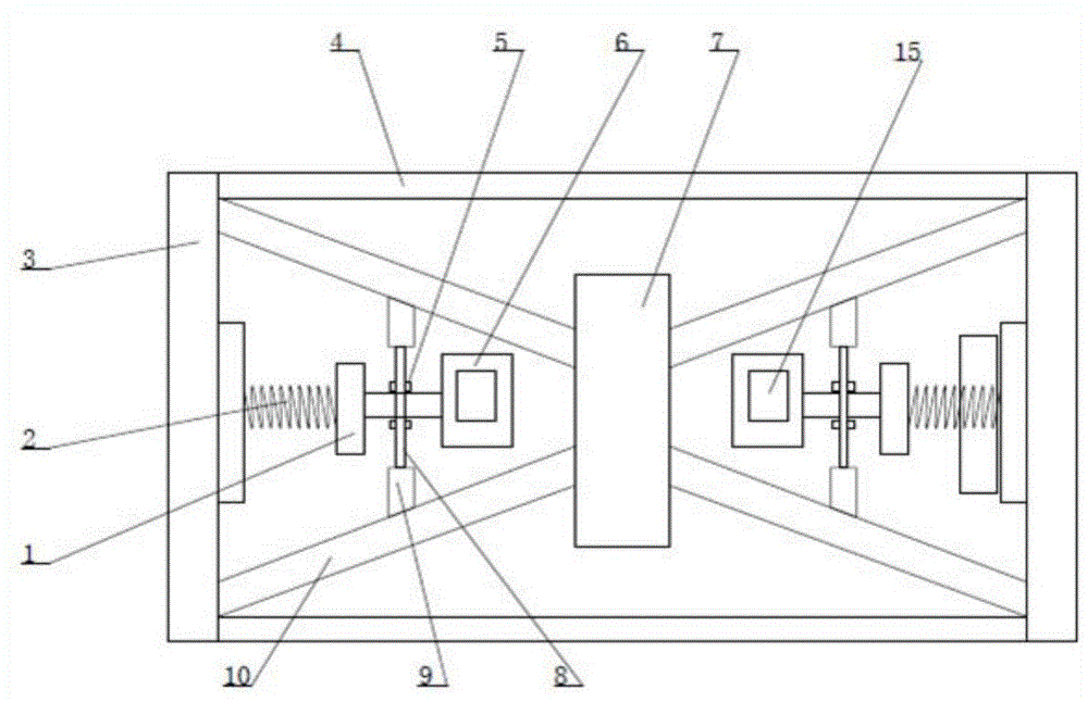 一种结构稳定的油门组合弹簧片成型冲压模具的制作方法