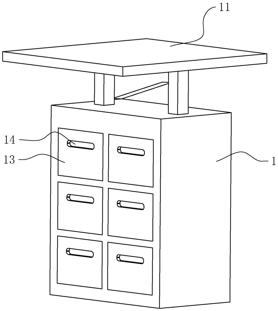 一种防潮邮箱柜的制作方法