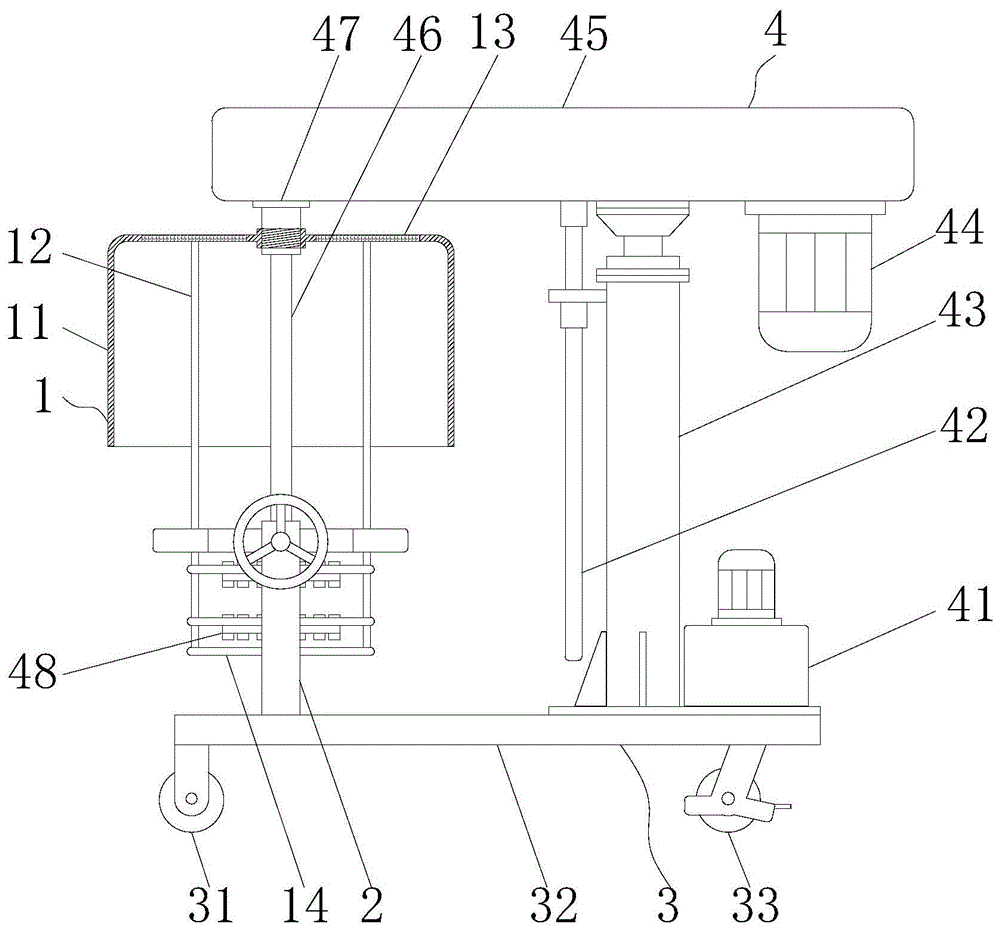 一种涂料加工用分散设备的制作方法