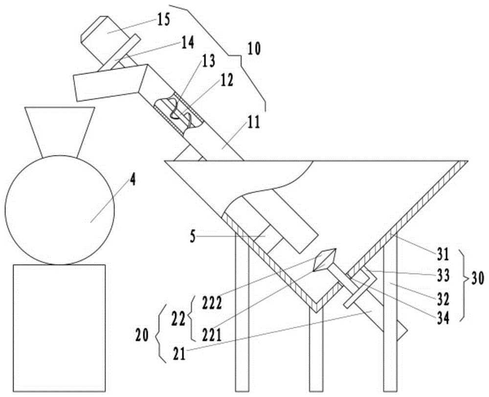 一种用于编织袋加工的螺旋输送机过载保护装置的制作方法