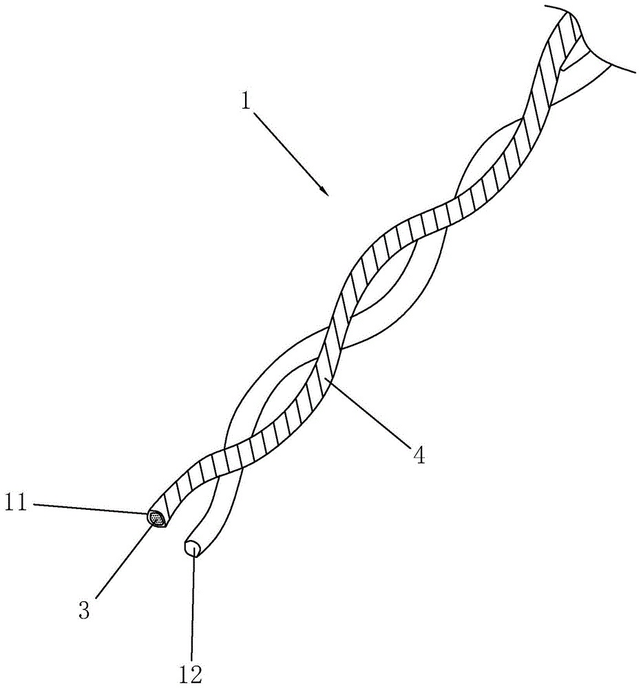 一种夜光竹炭纤维混纺纱的制作方法