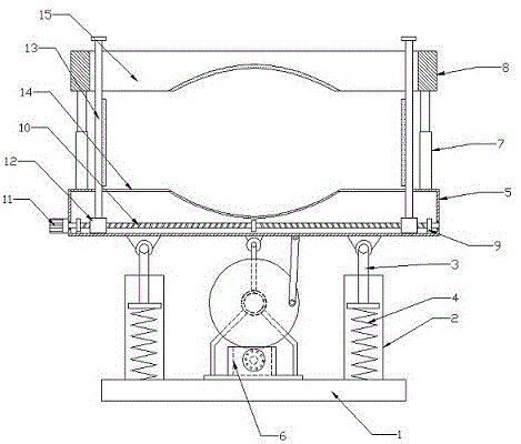 一种燃气轮机压气机承力缸加工用支撑夹紧装置的制作方法
