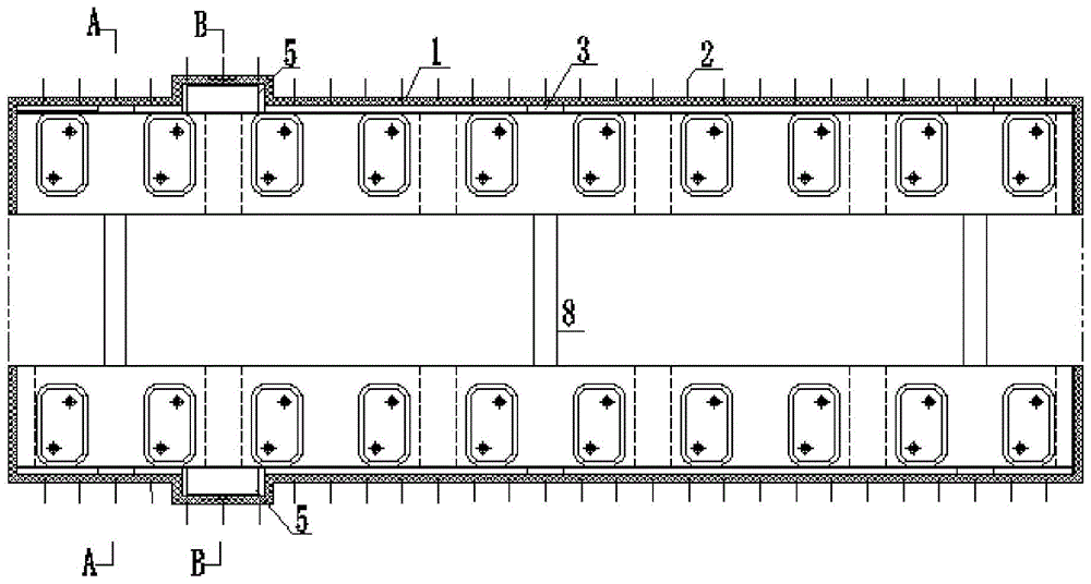 一种披覆式梯形预制板的制作方法