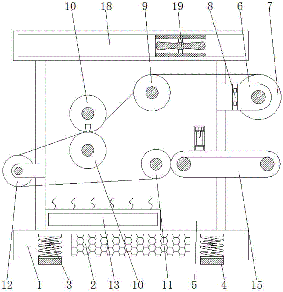 一种具有纸张除尘结构的防潮印刷机的制作方法