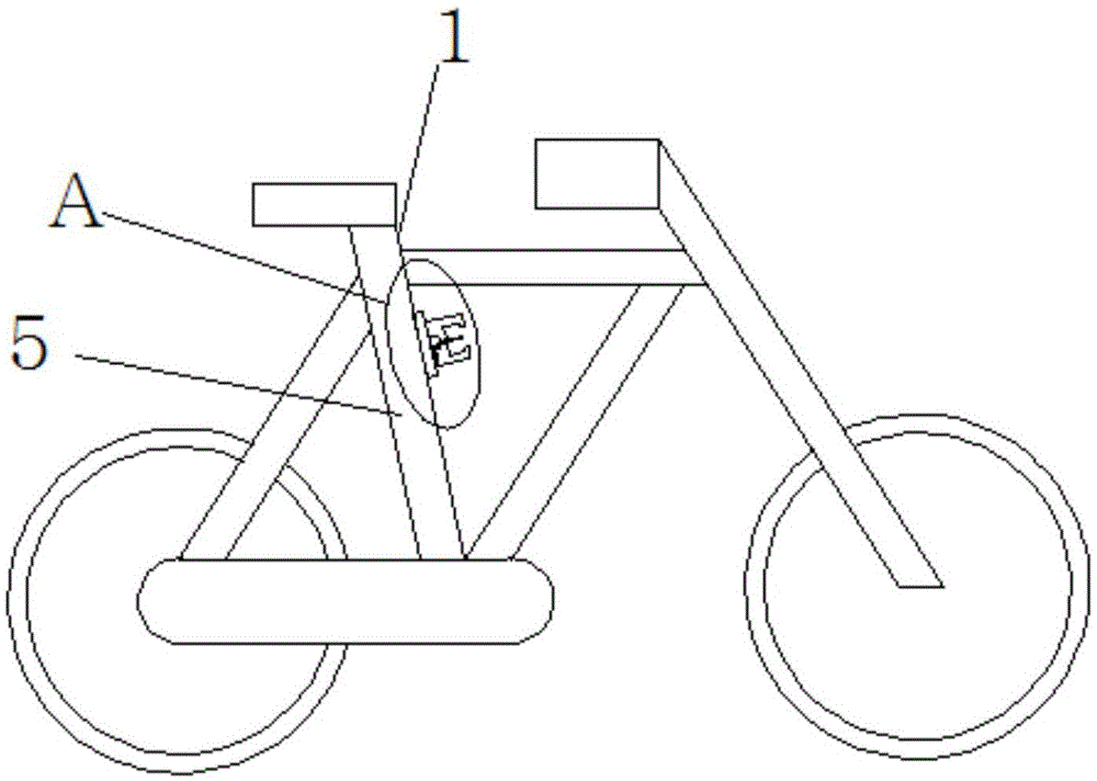 一种便于放置水杯的自行车的制作方法