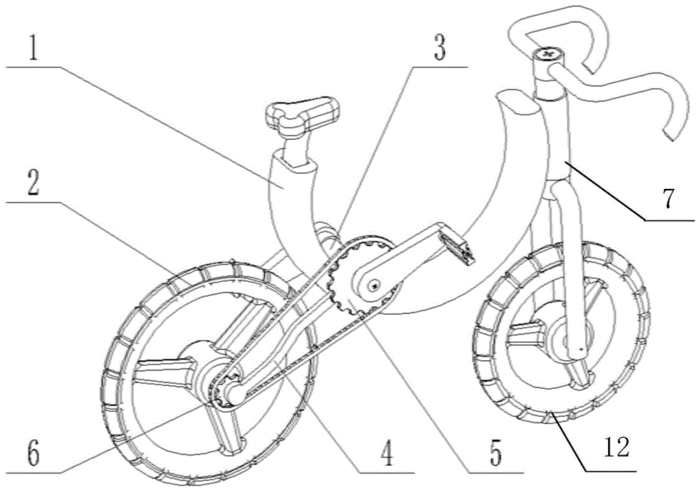 便携式自行车的制作方法